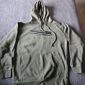 Sitka Olive Green Men's Hoodie